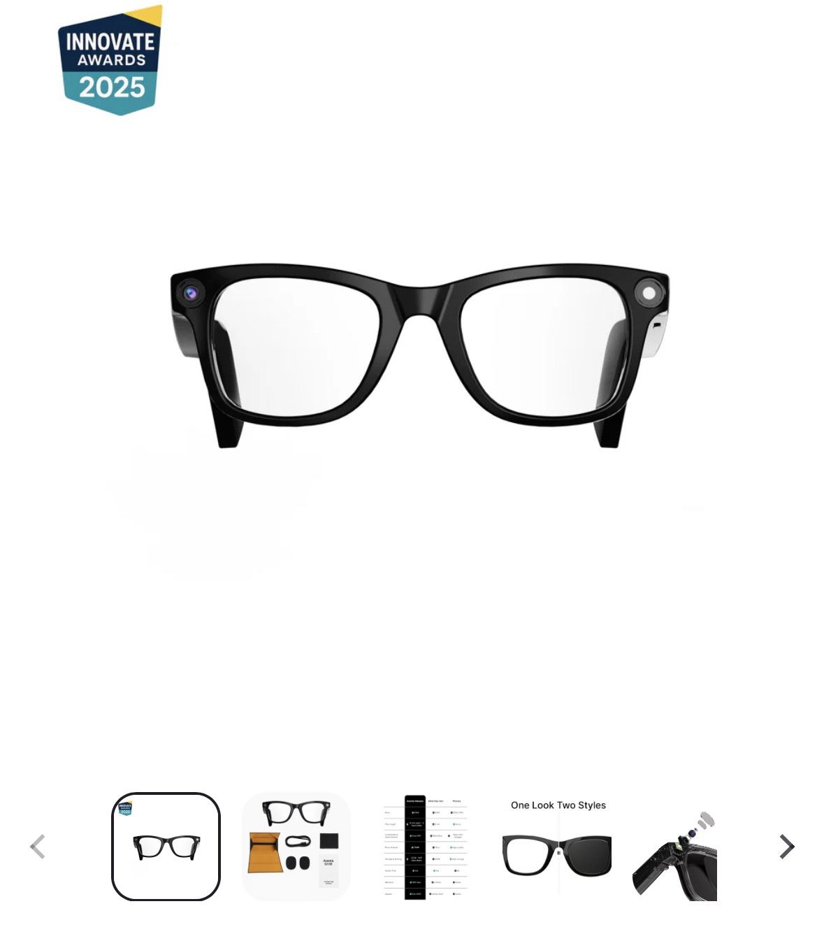 Smart AI Glasses with ChatGPT - Brand New in Box with Video Recording