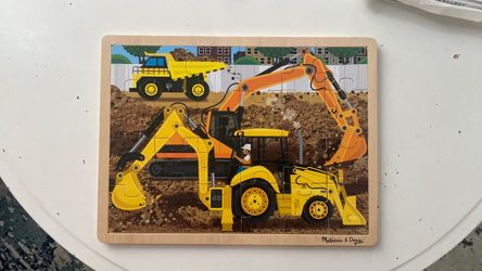 Construction Wooden puzzle – Melissa & Doug