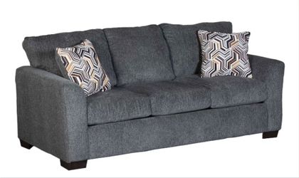 Charcoal gray sofa