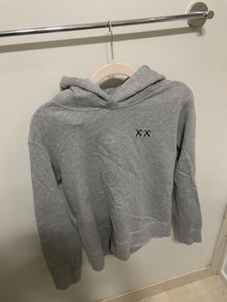 Kaws x Uniqlo Sesame Street Grey Hoodie Womens