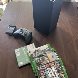 X Box Series X 1TB console with rechargeable controller. Excellent condition. 