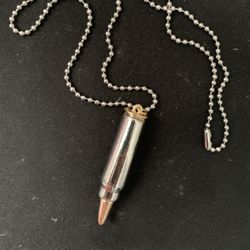 Bullet Necklace fashioned with ball head Chain