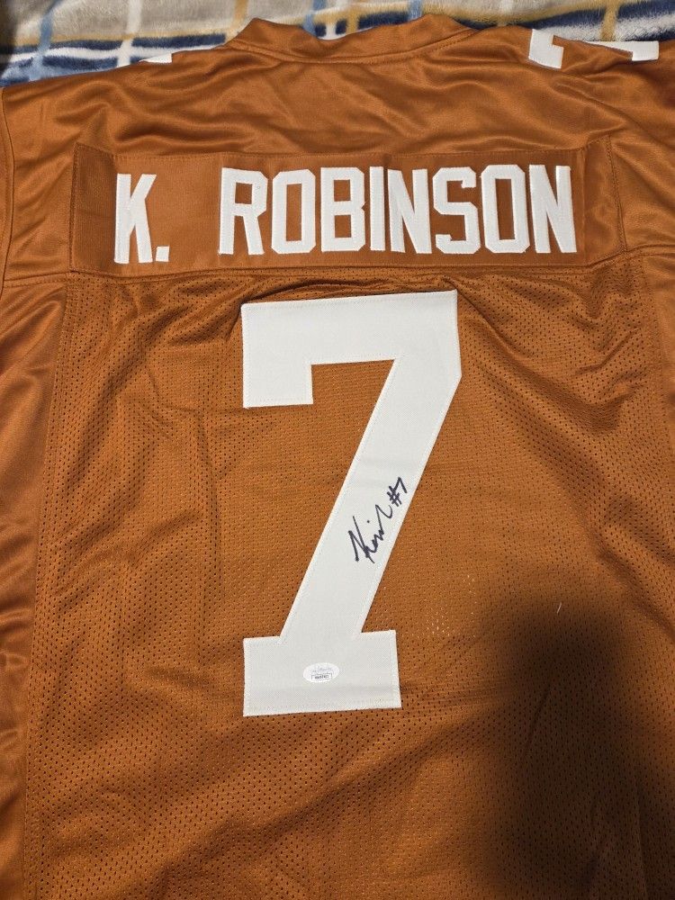 Texas LONGHORNS Autographed Jersey