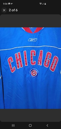 Chicago Cubs MLB Large Pull Over Reebok