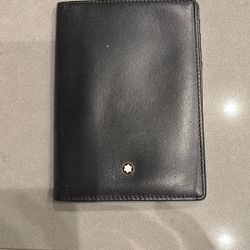 Mont Blanc Black Leather Wallet