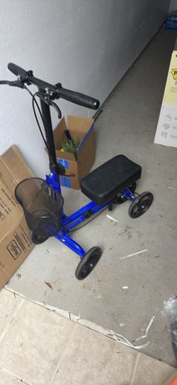 Blue scooter mobility
