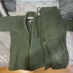 93 Brand Olive Green BJJ Gi - A1