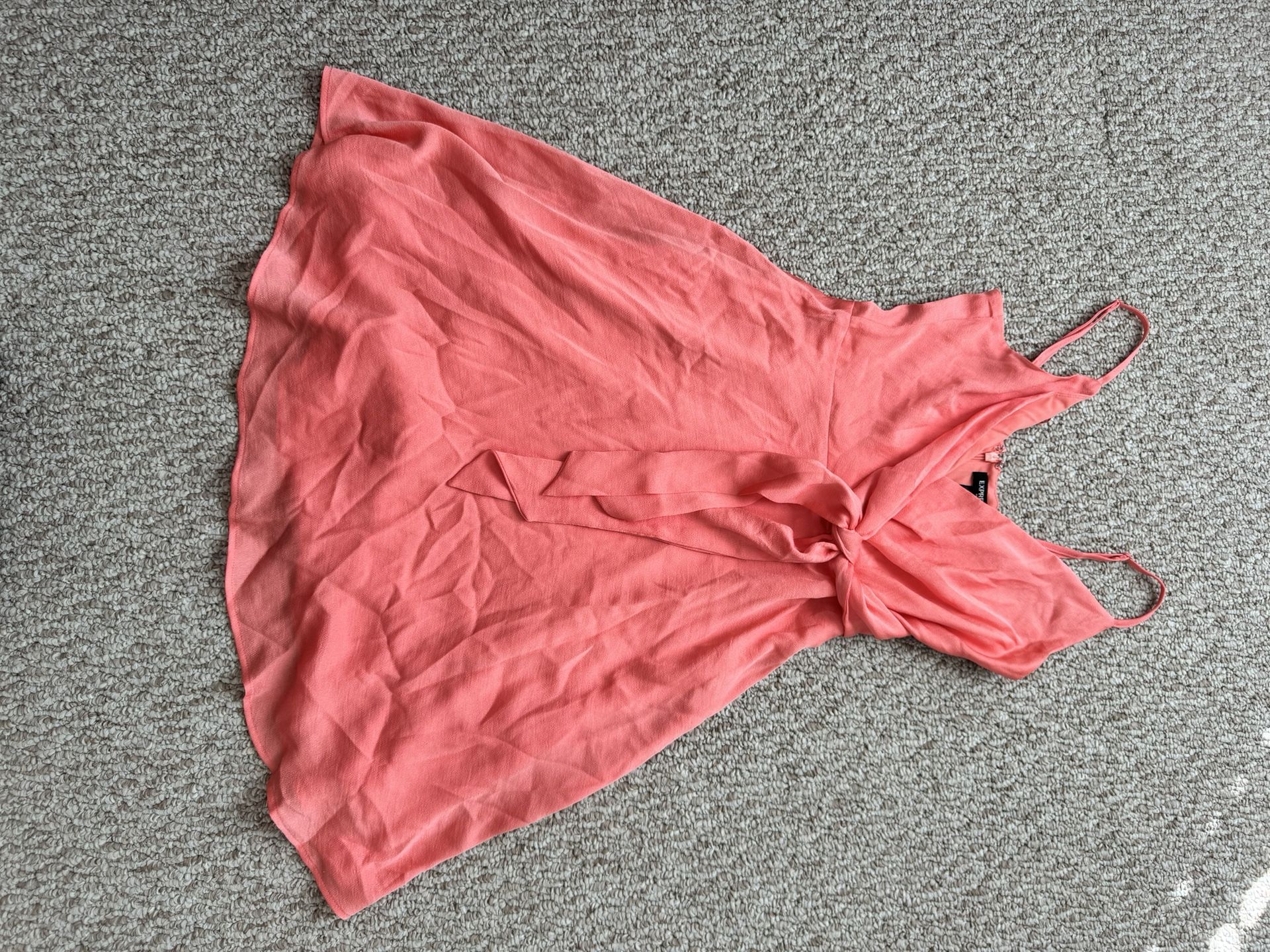 Express Peach/ Coral Dress 
