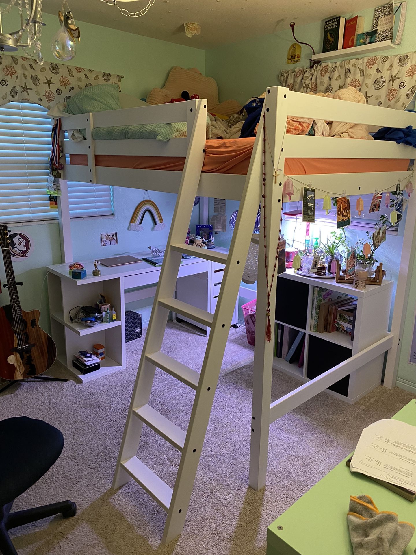 IKEA Stora Loft Bed Shortened for 8’ Ceiling