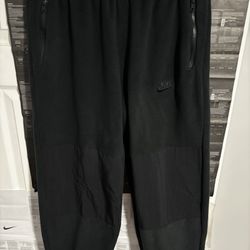 Nike Club Fleece Men's Polar Fleece Jogger Pants BLACK Sz Medium