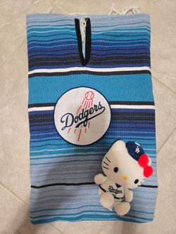 LA Dodgers Poncho an Hello Kitty