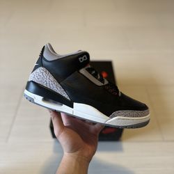 Nike Air Jordan Retro 3 Black Cement Size 9-11
