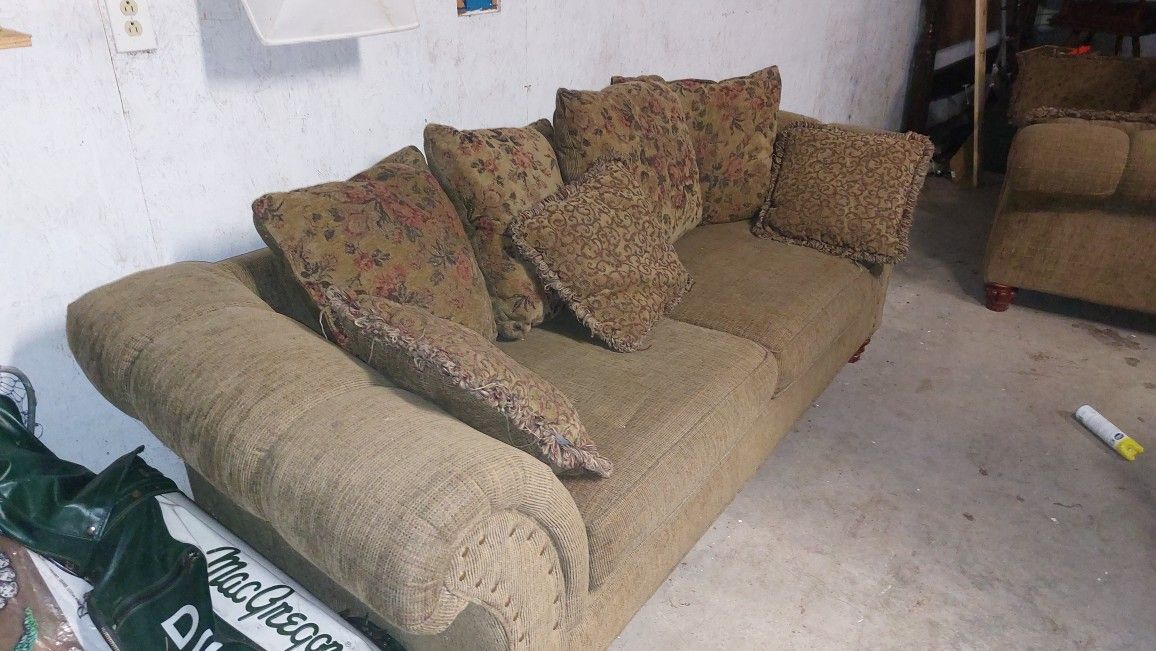 Wed, Couch And Loveseat