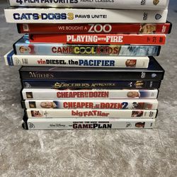 Disney, WB , Etc Kids DVD Set 