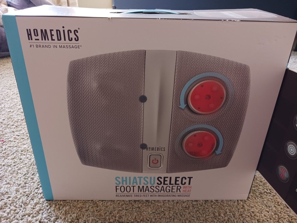 NEW-Homedics Foot Massager With Heat