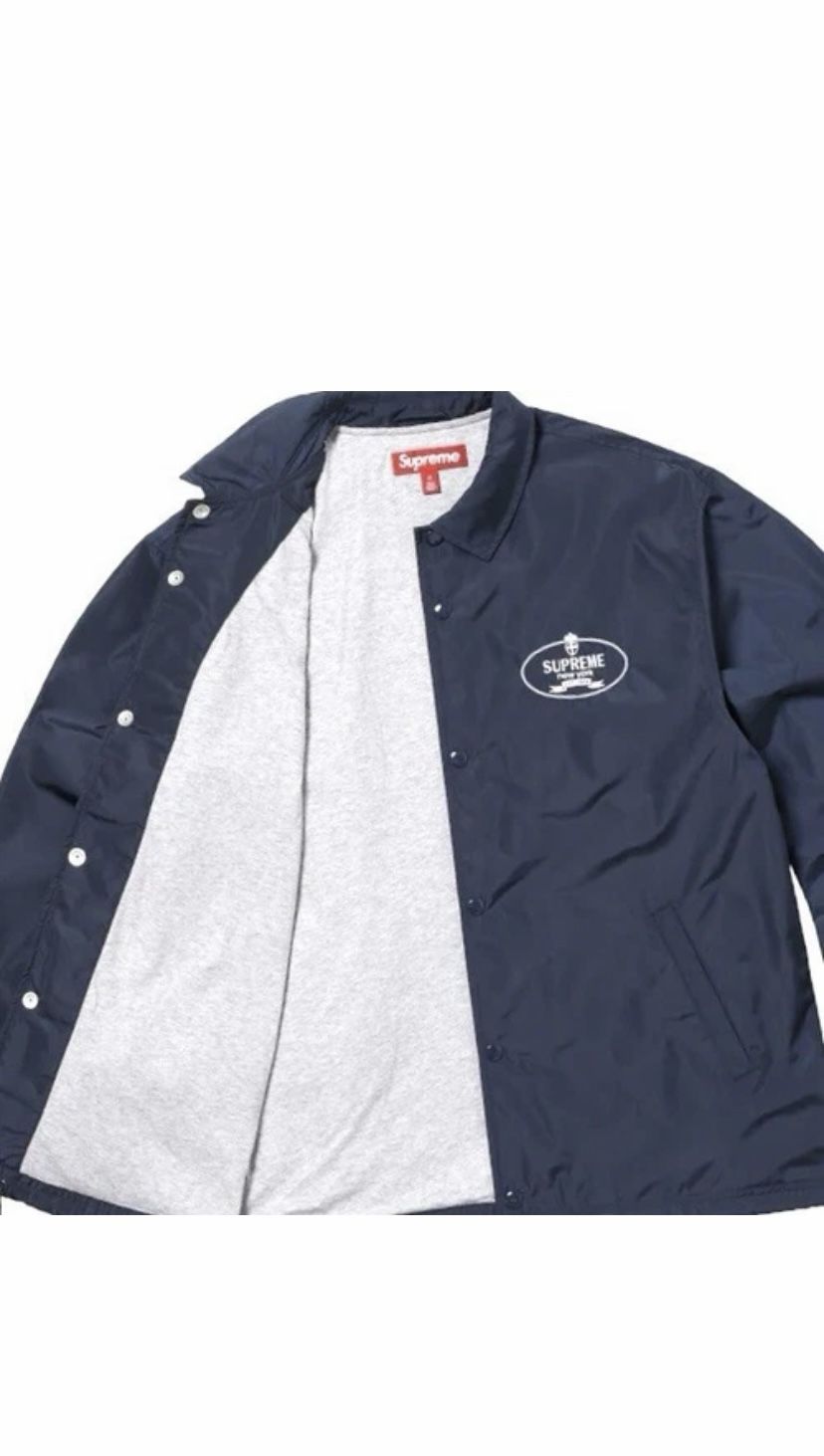 Supreme Crest Coaches Jacket Size Medium