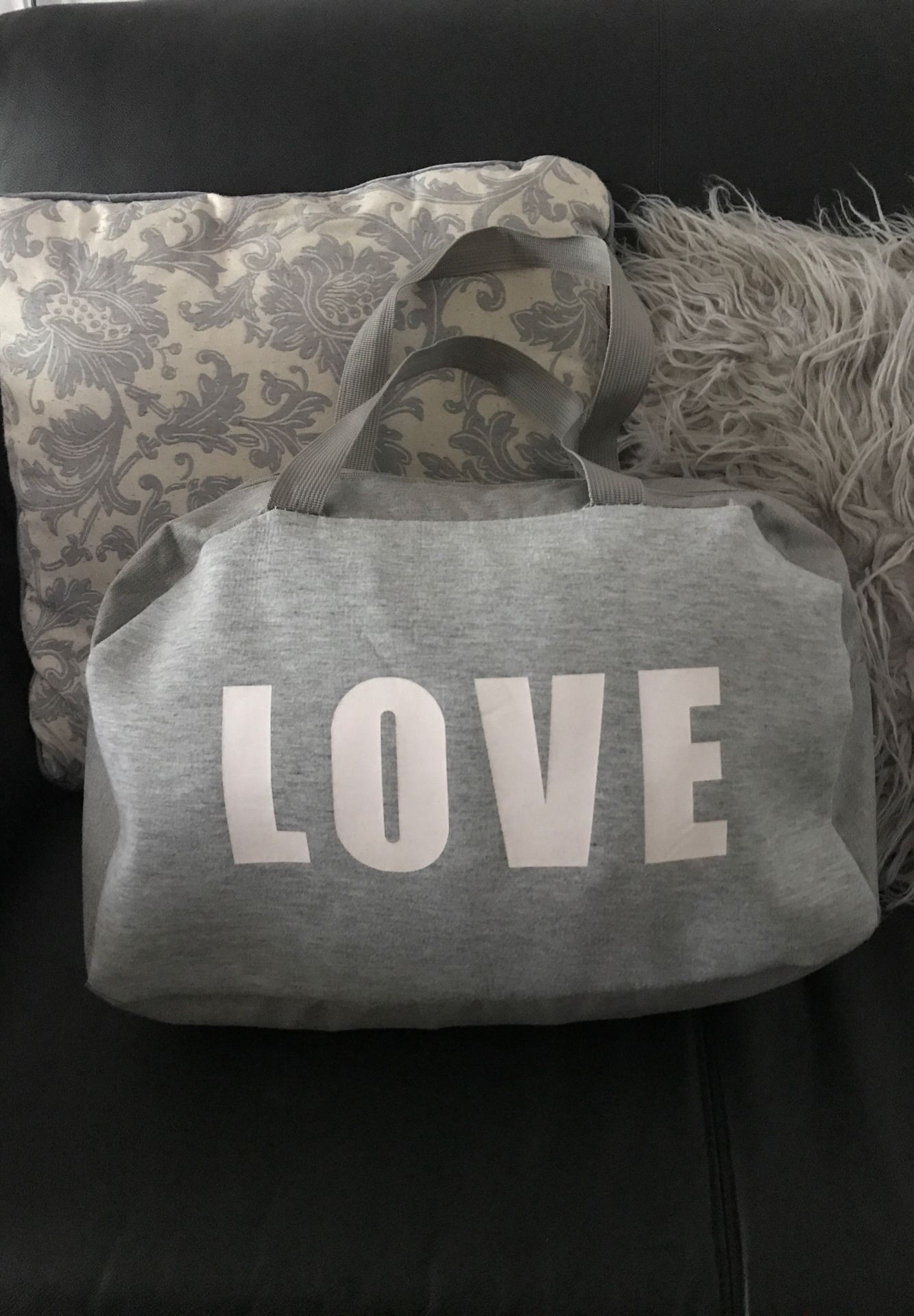 Love Duffle Work out Bag
