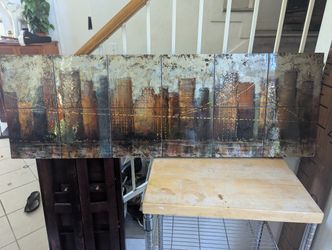 City Building Painting Frame