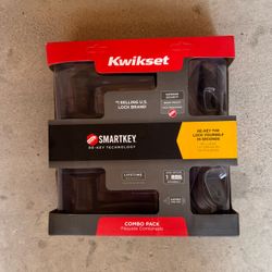 Kwikset SmartKey Door Lock Combo Pack