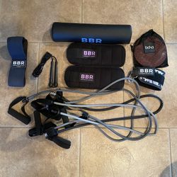 Body By Rachel Workout Bands Ankle Weights And Jump Rope 
