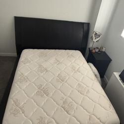 Bed, Mattress And 1 Night Stand 