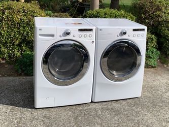 Lg washer and dryer set.