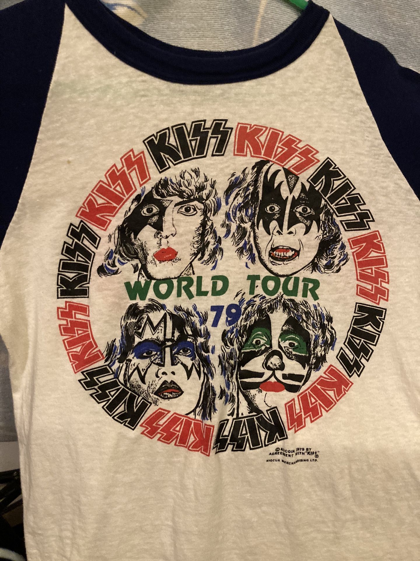 1979 KISS Jersey Official Concert Shirt