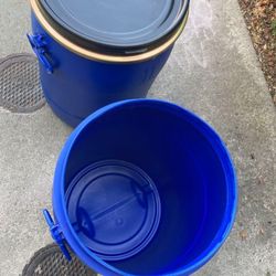 Food grade plastic barrels 15.85 Gallon 
