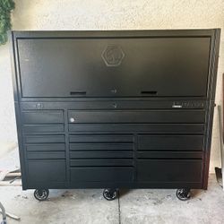 Matco 4s Triple Bay Tool Box With Hutch 79”x 25”