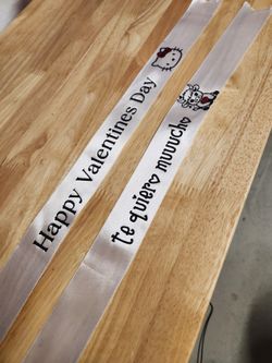 Valentines Day Custom Ribbon