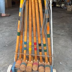 Vintage Croquet Set