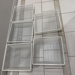 IKEA KOMPLEMENT Mesh basket, white, 29 1/2x22 7/8 "