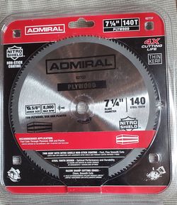 Admiral 7-1/4" 140T Plywood Circular Saw Blade