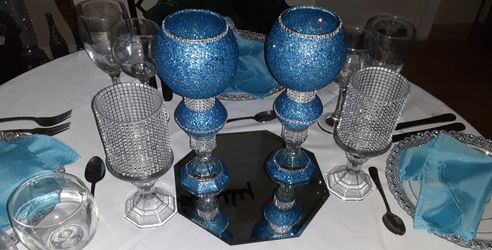 2 piece Candleholder set