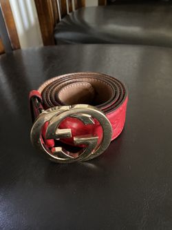 Gucci Red Belt