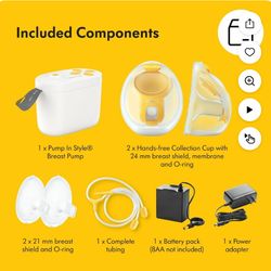 New Medela Pump In Style MaxFlow Hands-Free breast pump