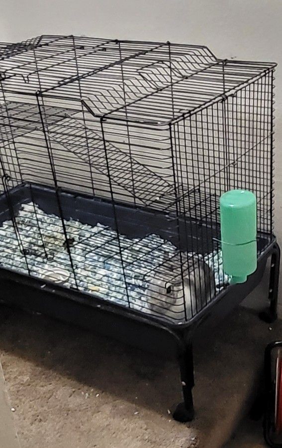 2 Story Rabbit Cage Starter Set