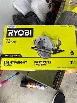 Ryodi circular saw 13 inch brand new inbox