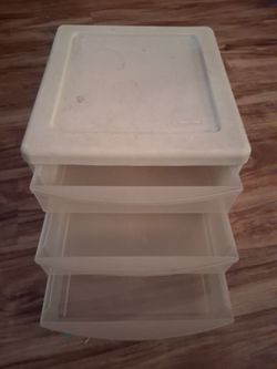 Organizador de plastico de 3 compartimientos