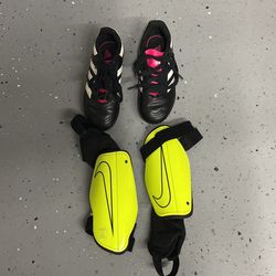 Girls Soccer And Shin Guards