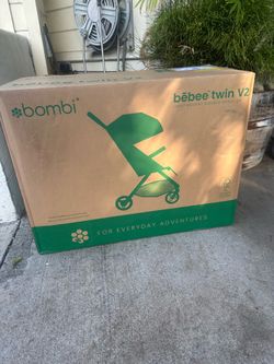 Bombi double stroller V2 brand new