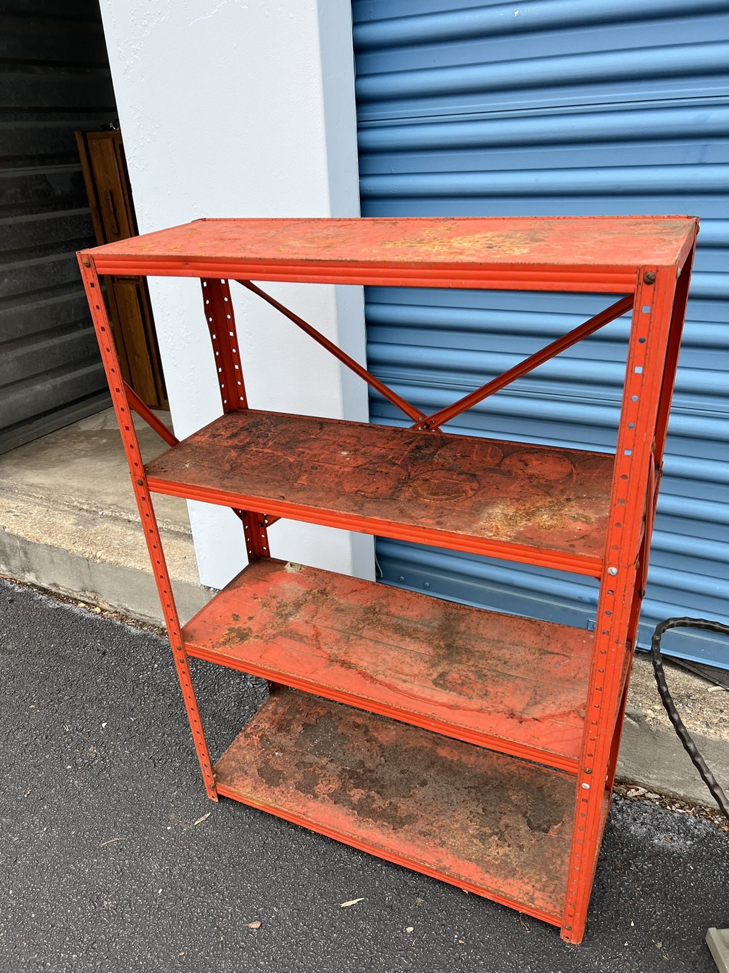 Lightweight Garage Shelving -3.5’ tall x 2.5 w x 1’d