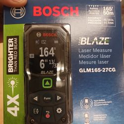 Bosch BLAZE 165-ft Indoor Laser Distance Measurer with Backlit Display Bluetooth Compatibility

