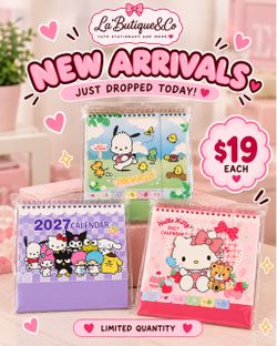 Sanrio 2027 Desk/wall  Calendar