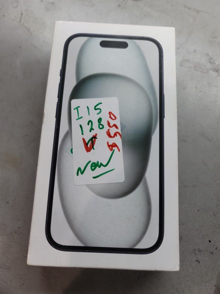 Iphone 15 128gb, Verizon Carrier Only. New