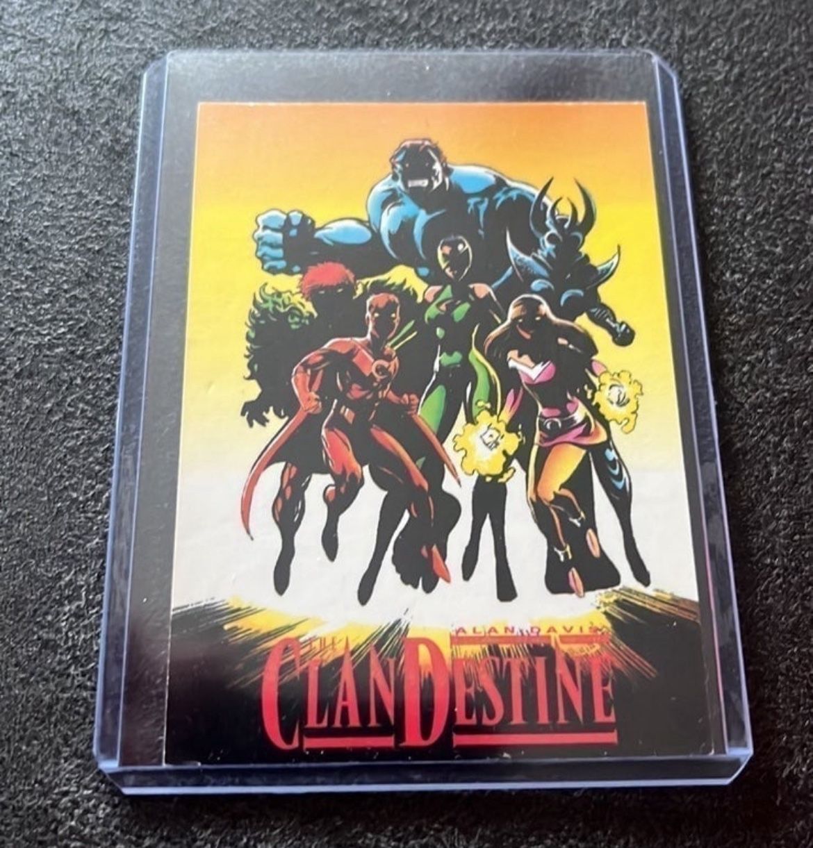 1994 Marvel Comics UK, Alan Davis Promo Card The Clan Destine