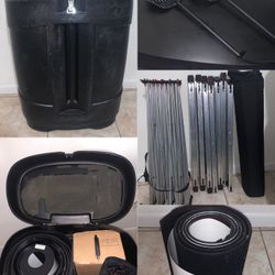 Instand 8x7 ft Pop-Up Trade Show Display Complete Turnkey Kit w/ Lights 