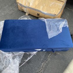 Eastham 58‘’L Storage Velvet Upholstered Chaise Lounge with Pillow