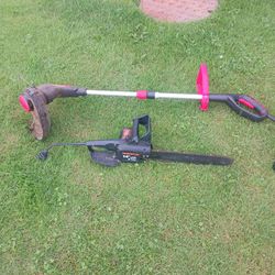 Hyper Tough Weed Eater And Remmington 14" Saw