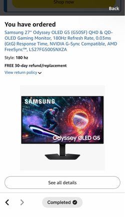 Samsung Odyssey G5 OLED monitor 27 inch